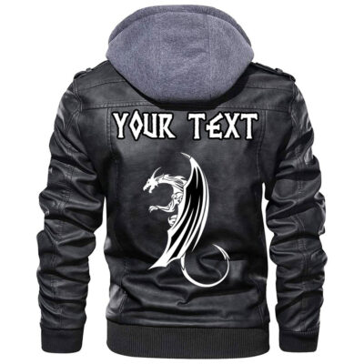 (Custom) Ligerking - Celtic Dragon , Trinity Leather Jacket A35