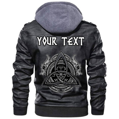 (Custom) Ligerking - Celtic Boar Leather Jacket A35