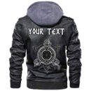 (Custom) Ligerking - Celtic Helm Of Awe Aegishjalmur Leather Jacket A35