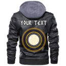 (Custom) Ligerking - Celtic Knot Leather Jacket A35