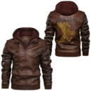 Ligerking - Angry Wolf Leather Jacket A95