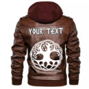 (Custom) Ligerking - Celtic The Triskele Leather Jacket A35