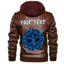 (Custom) Ligerking - Celtic Tree Of Life Tattoo Leather Jacket A35