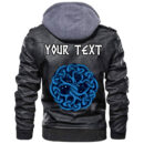(Custom) Ligerking - Celtic Tree Of Life Tattoo Leather Jacket A35