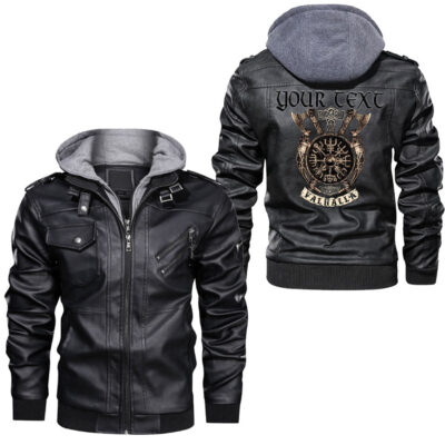 Ligerking - Circle Raven Leather Jacket A95
