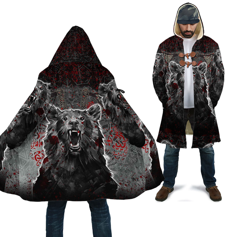 Ligerking Clothing - Viking Berserker Bear Blood Cloak A35