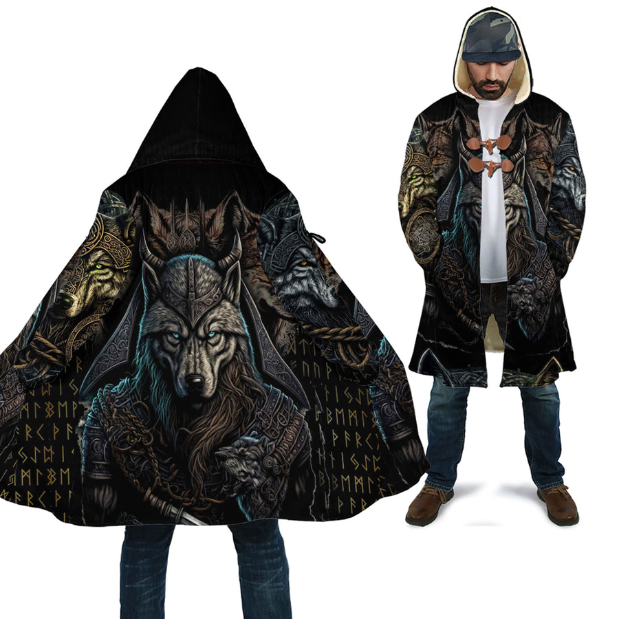 Ligerking Clothing - Viking Wolf Warriors 3D Cloak A35