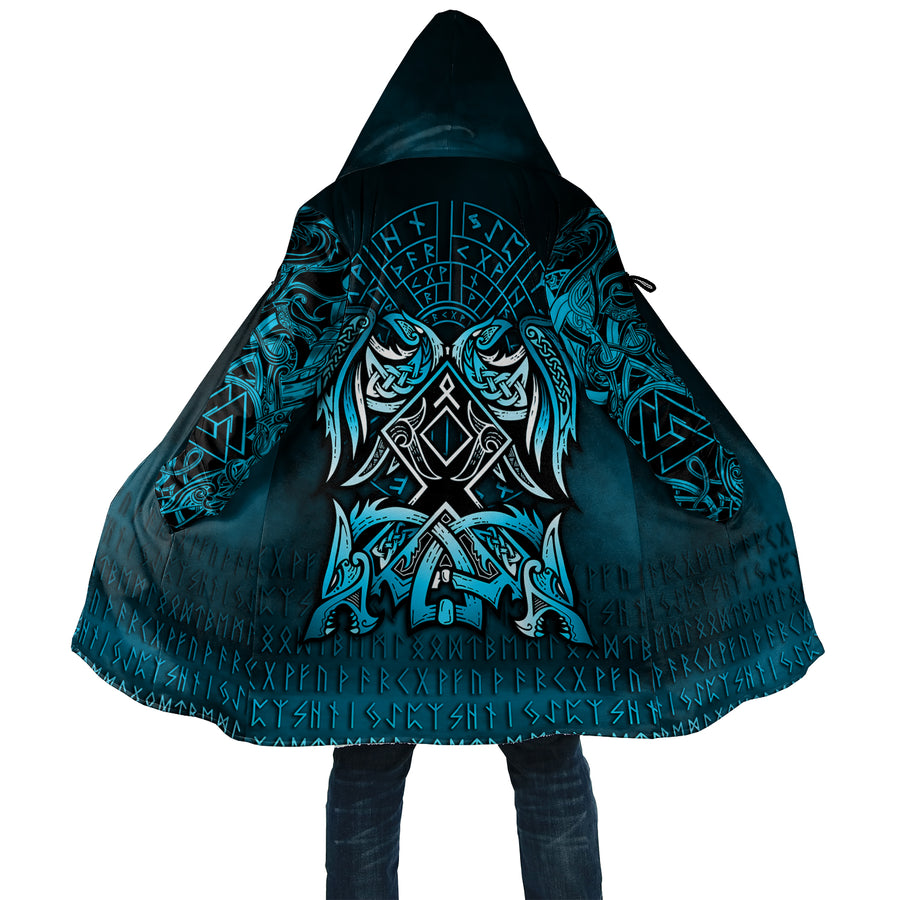 Ligerking Cloak - Othala and Raven Blue A31