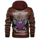 (Custom) Ligerking - Helm Of Awe Leather Jacket A35