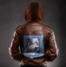 Ligerking Jacket - Crips Handsign Zipper Leather Jacket A31