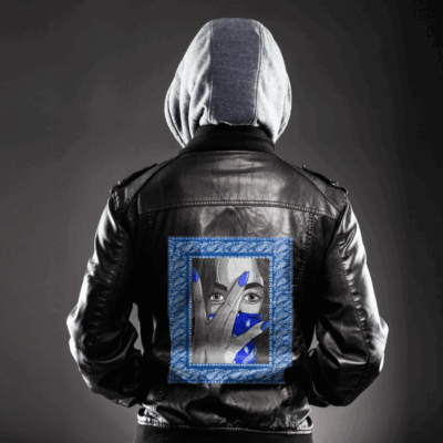 Ligerking Jacket - Crips Handsign Zipper Leather Jacket A31