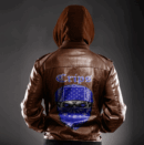 Ligerking Jacket - Gangster Disciple Zipper Leather Jacket A31