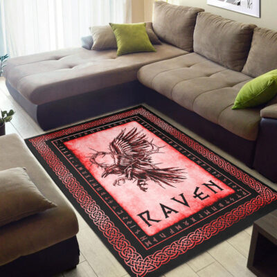 Ligerking Area Rug - Crown of Thorns Red Area Rug A35