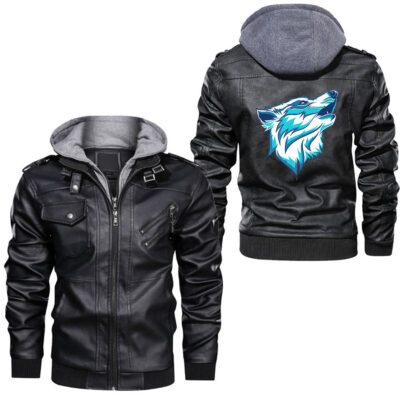Ligerking -Daddy is my favourite Viking Father's Day Leather Jacket A35