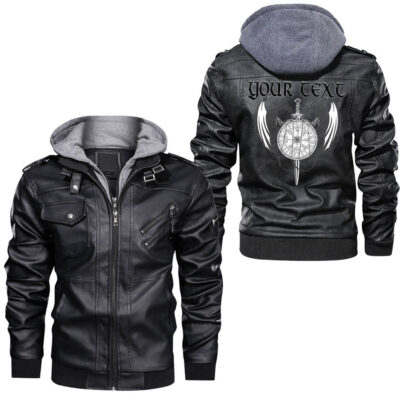 Ligerking - Dragon Circle Leather Jacket A95