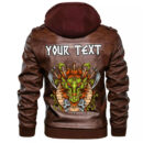 (Custom) Ligerking - Dragon Ancient Sacral Sign Of Celts Leather Jacket A35