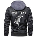 (Custom) Ligerking - Dragon Winged Monster Leather Jacket A35