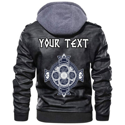 (Custom) Ligerking - Dragon Triple Horn Leather Jacket A35
