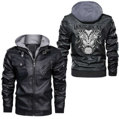 Ligerking - Celtic Wolf Leather Jacket A95