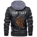 (Custom) Ligerking - Fenrir and Valknut Leather Jacket A35