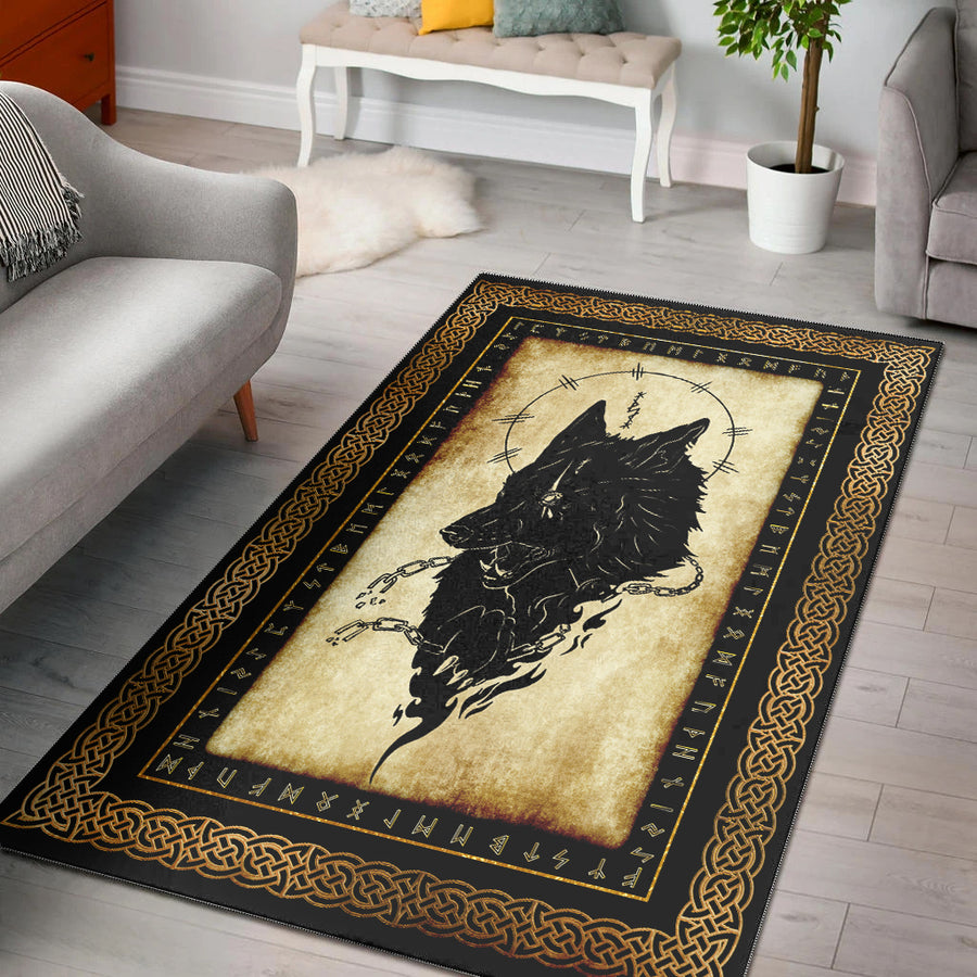 Ligerking Area Rug - Fenrir Break the Chain Area Rug A35