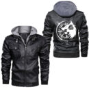 Ligerking - Fenrir wolf Mythology Leather Jacket A35
