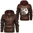 Ligerking - Fenrir wolf Mythology Leather Jacket A35