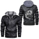 Ligerking - Fenrir Wolf Of Odin Leather Jacket A35