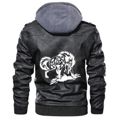 Ligerking - Fenrir Fire Leather Jacket A35