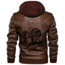 Ligerking - Fenrir Fire Leather Jacket A35