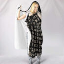 Ligerking Hooded Blanket - Fenrir and Valknut and Rune A35