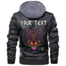 (Custom) Ligerking - Fox In The Celtic Style Leather Jacket A35