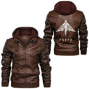 Ligerking - Freyja Norse Goddess Odins Ravens Huginn and Muninn Viking Leather Jacket A35