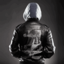 Ligerking Jacket - MS 13 Gangsign Zipper Leather Jacket A31