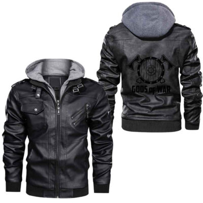 Ligerking - God of War Leather Jacket A35