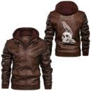 Ligerking - Horn of Odin White Leather Jacket A35