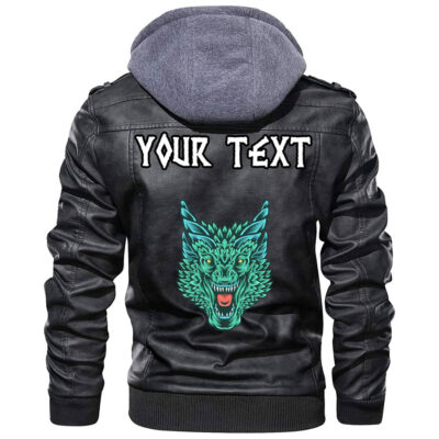 (Custom) Ligerking - Graphic Of Art Leather Jacket A35