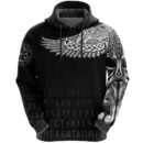 Ligerking Hoodie The Raven Of Odin Tattoo Style A7