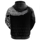 Ligerking Hoodie The Raven Of Odin Tattoo Style A7