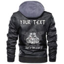 (Custom) Ligerking - Haiti Pattern Style Leather Jacket A35