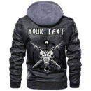 (Custom) Ligerking - Hati and Skoll Leather Jacket A35