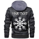 (Custom) Ligerking - Helm of Awe New Leather Jacket A35