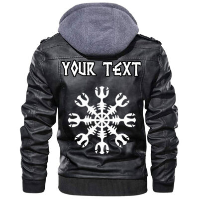 (Custom) Ligerking - Helm of Awe New Leather Jacket A35