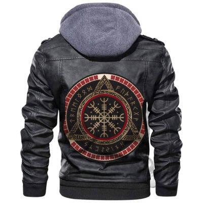 Ligerking - Helm of Awe New Leather Jacket A35