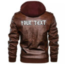 (Custom) Ligerking - Helmet Of The And Two Swords Valknut Leather Jacket A35