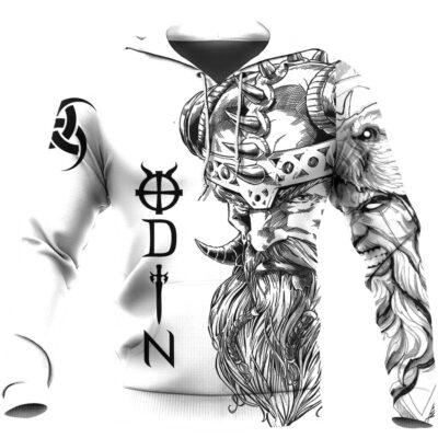 Ligerking - Odin Horn of Odin Tattoo Hoodie A35