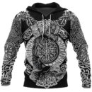 Ligerking Hoodie Raven And Wolf A15