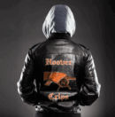 Ligerking Jacket - Grape Street Crips Zipper Leather Jacket A31