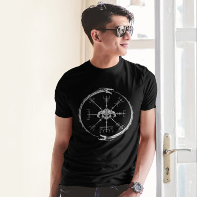Ligerking T-shirt 2D - Horror Helmet Magic Runic T-Shirt A35