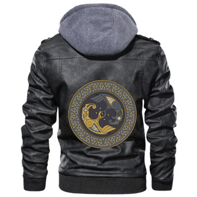 Ligerking - Helm of Awe Leather Jacket A35